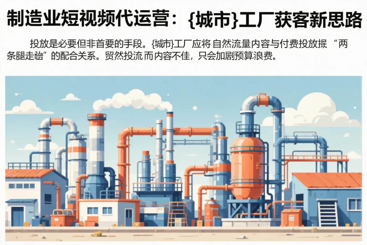 制造业短视频代运营：伊通工厂获客新思路